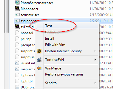 Explorer context menu | Test