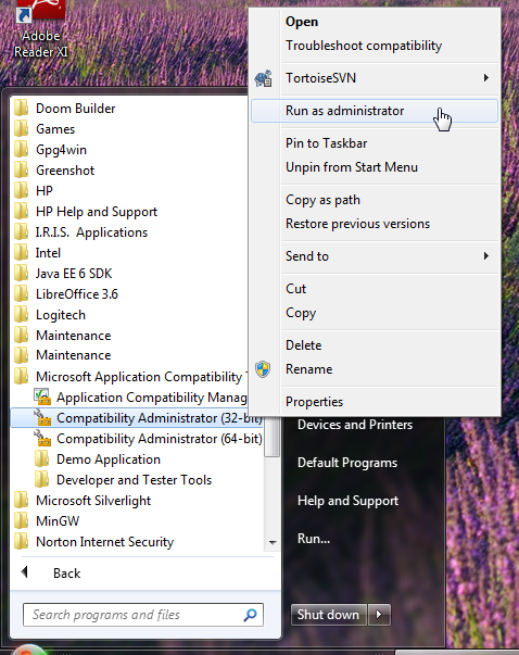 Application Compatibility Toolkit